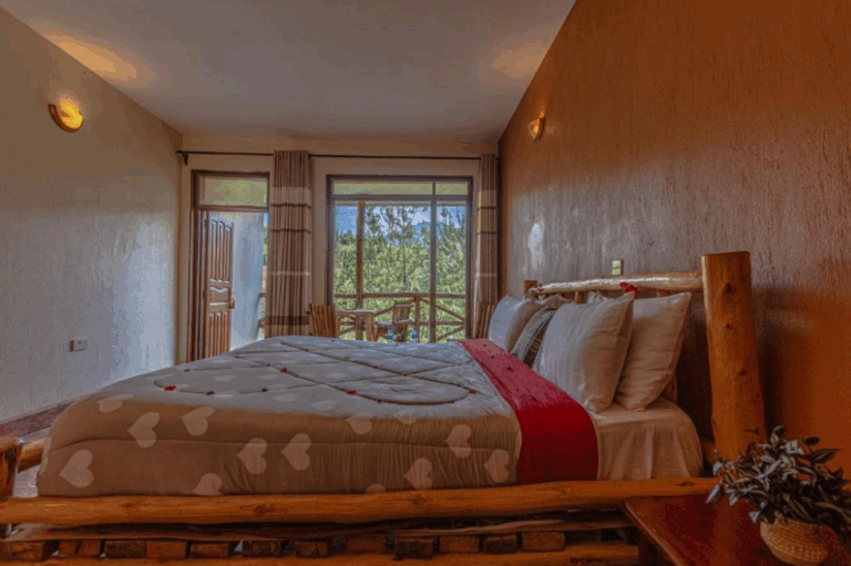 bedroom in Rushaga Gorilla Lodge