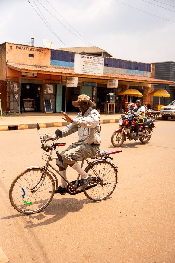 happy local cycling on the road
