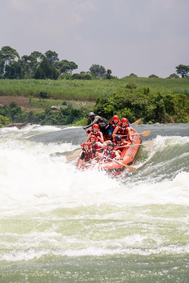 white water rafting on the Nile