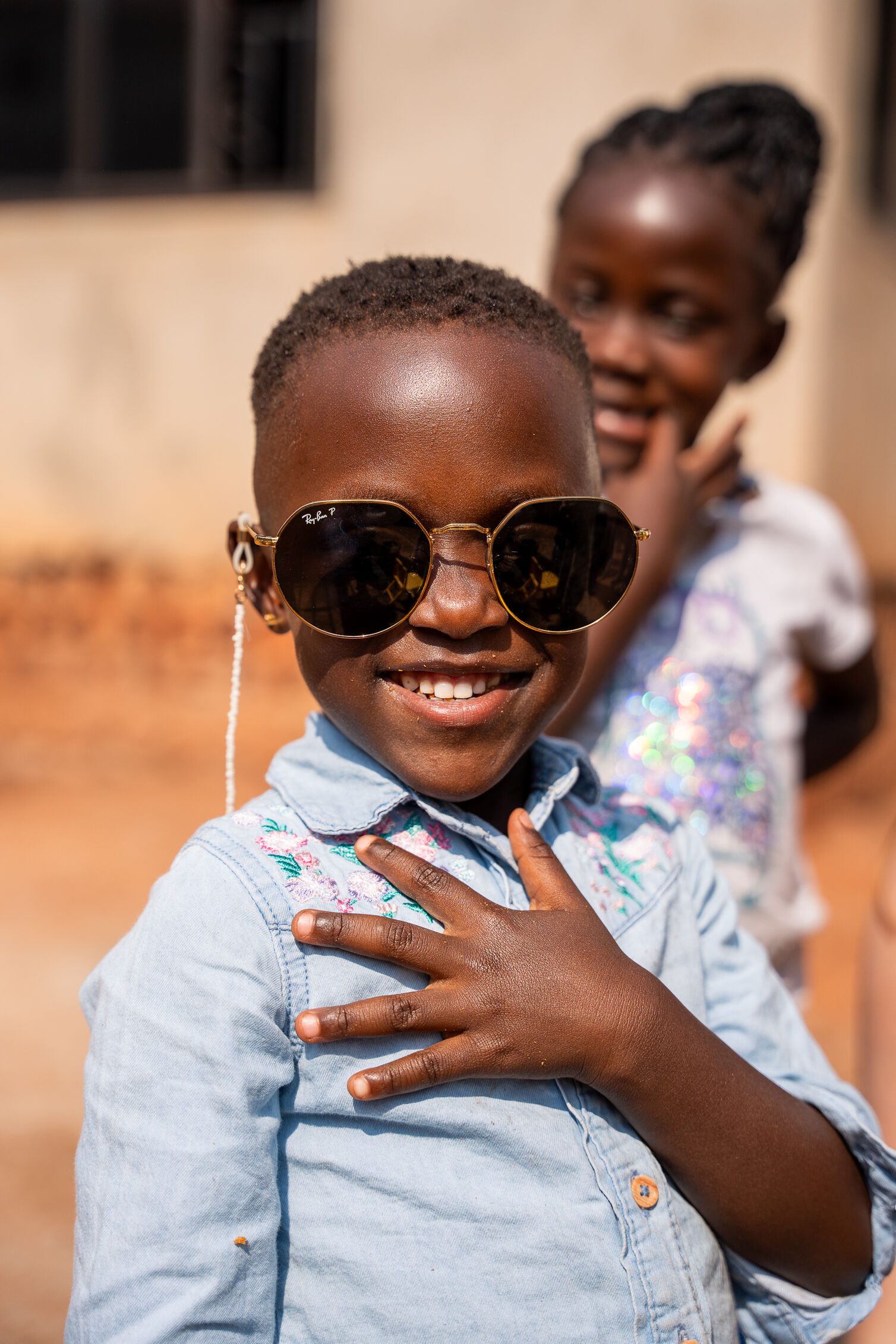 happy child in uganda