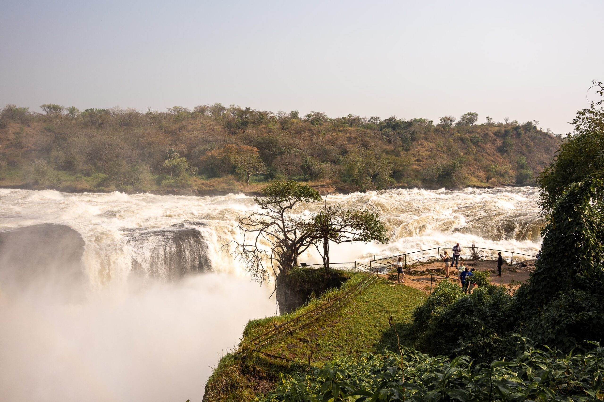 Murchison Falls , de Nijl in Oeganda