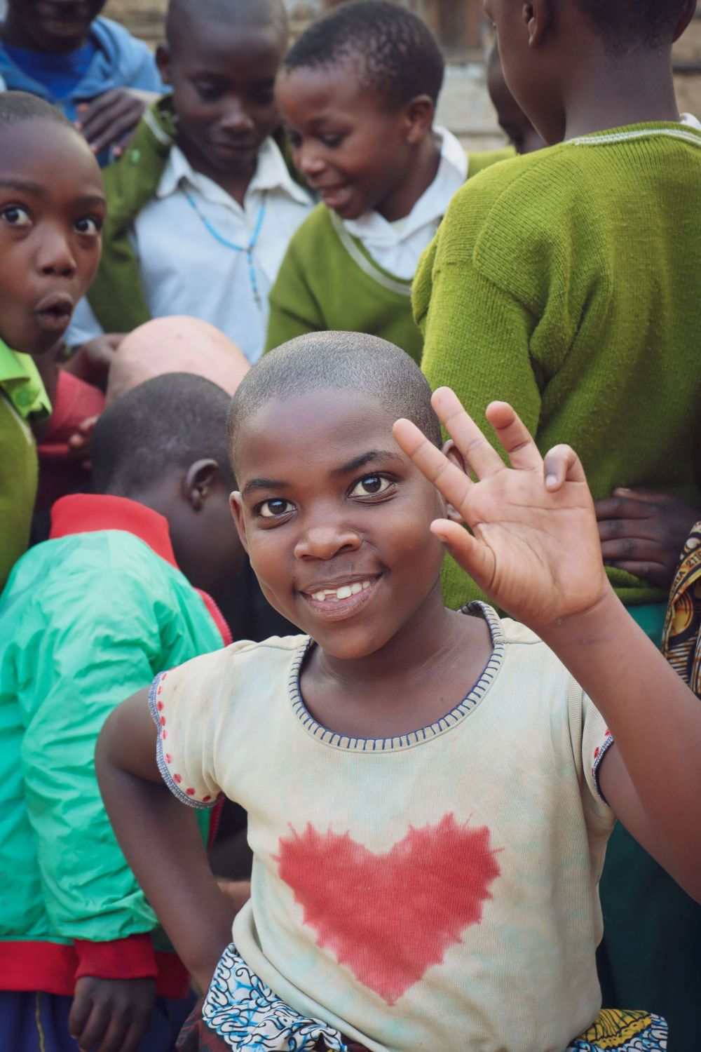 A beautiful Ugandan girl posing